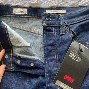 Levi's Premium Ribcage Bootcut Jeans 27 x 33 NEW w/ Tags